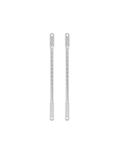 20 Square Twisted Spring Fork Bars Chrome.